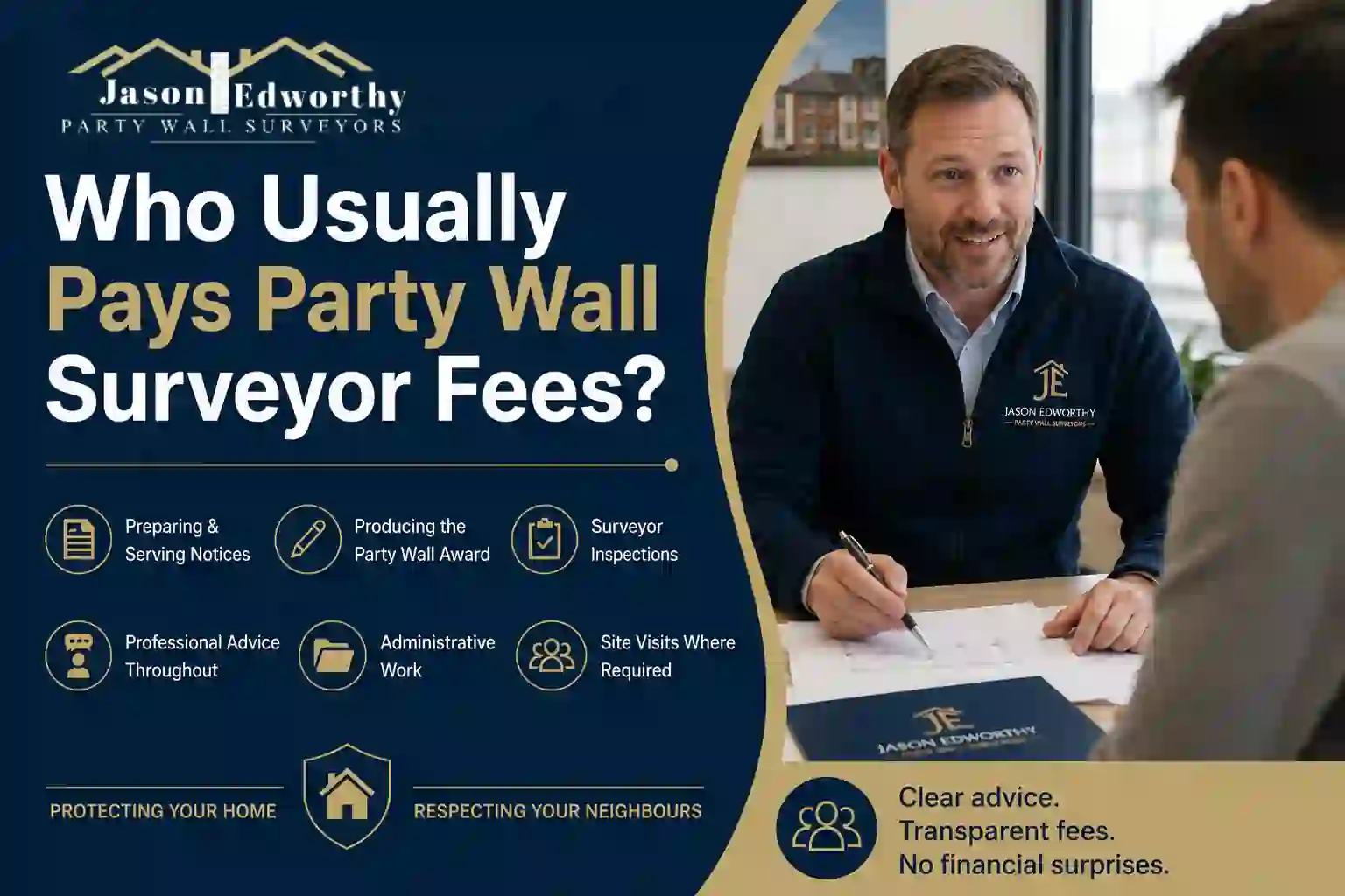 Who Usually Pays Party Wall Surveyor Fees St Ives?